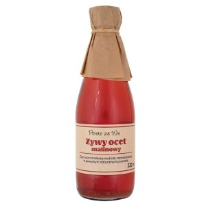 Żywy ocet malinowy BIO, Prosto ze Wsi. 330ml