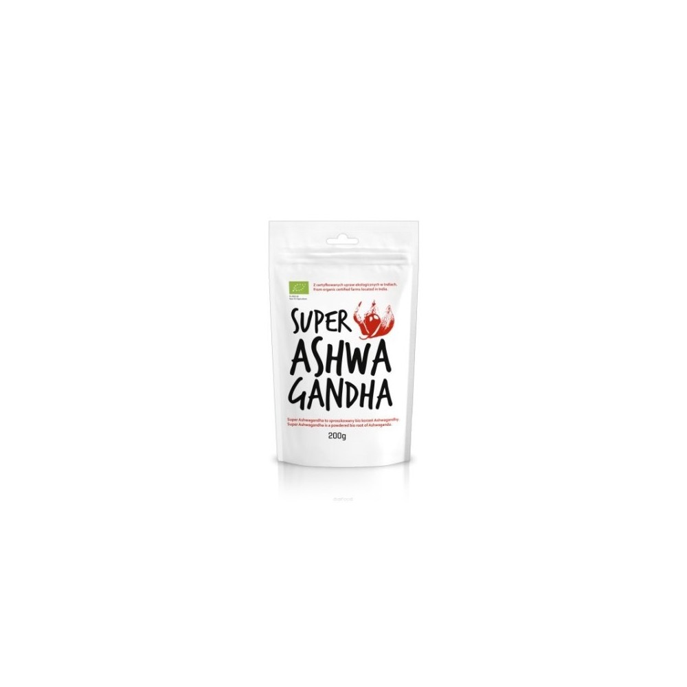 Korzeń ashwagandhy w proszku 200 g BIO Diet Food