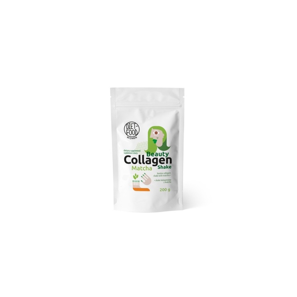 Beauty collagen shake matcha. Diet Food. 200g