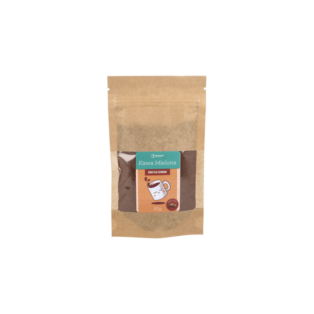 Kawa mielona Brazylia Cerrado karmelowa. Kurkam. 50g