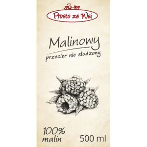 Przecier niesłodzony - malinowy . Prosto ze Wsi. 500 ml