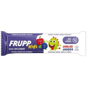 FRUPP KIDS Jabłko, Jagoda - baton liofilizowany 9g