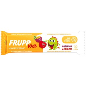 FRUPP KIDS Jabłko, Marakuja - baton liofilizowany 9g