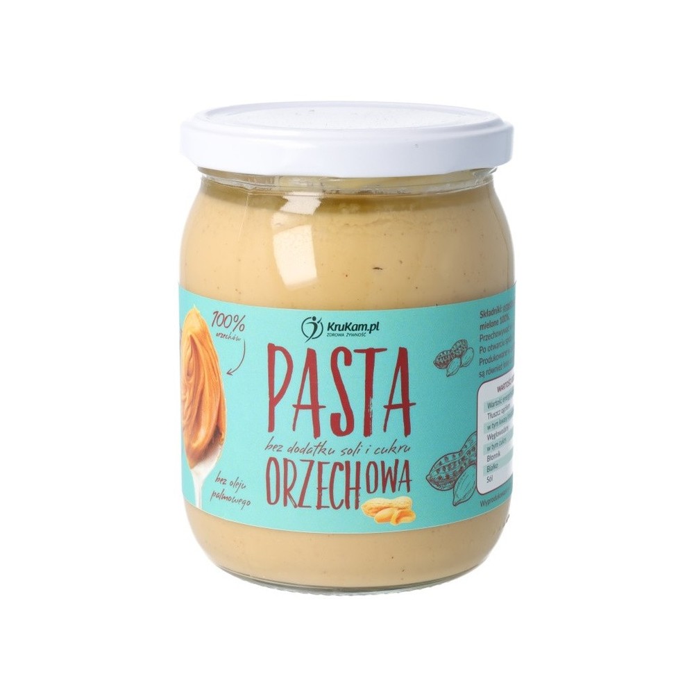 Pasta orzechowa 100% naturalna bez cukru. Kurkam. 500g