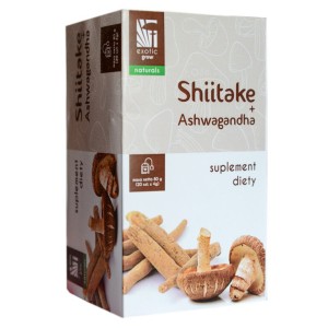 Herbata z Shiitake + Ashwagandhy.
