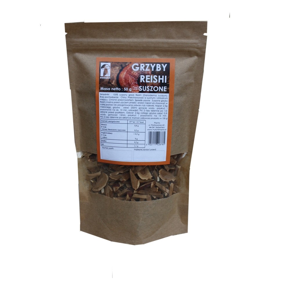 Reishi – Ganorderma laciudum – grzyb suszony. 50g