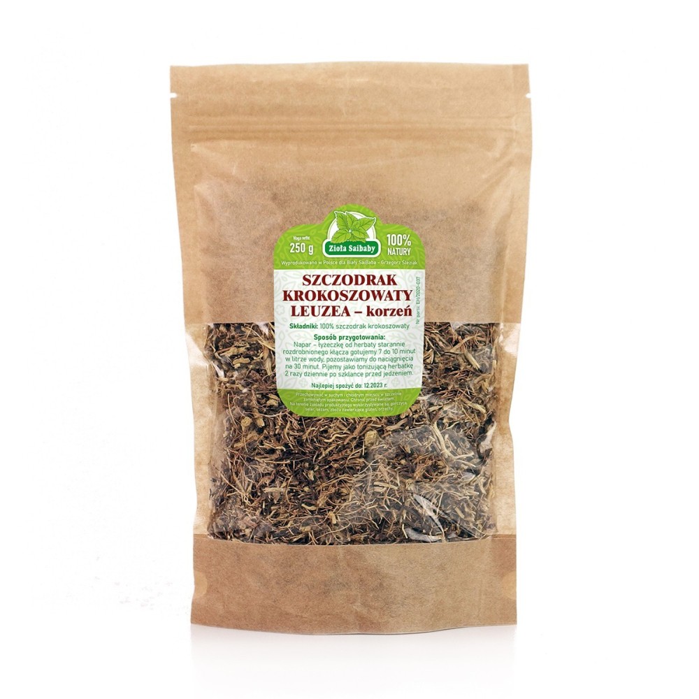 Szczodrak krokoszowaty leuzea korzeń. Zioła Salsaby. 250g