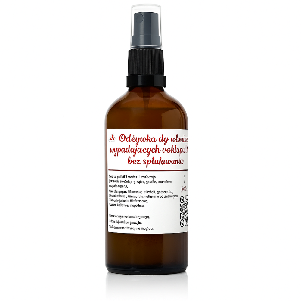 Odżywka do włosów wypadających i bez spłukiwania.100 ml. Ziołowa Basia