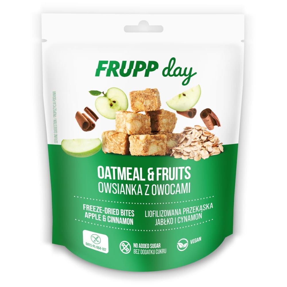 FRUPP Day kostki owsiane - Jabłko i cynamon 25 g